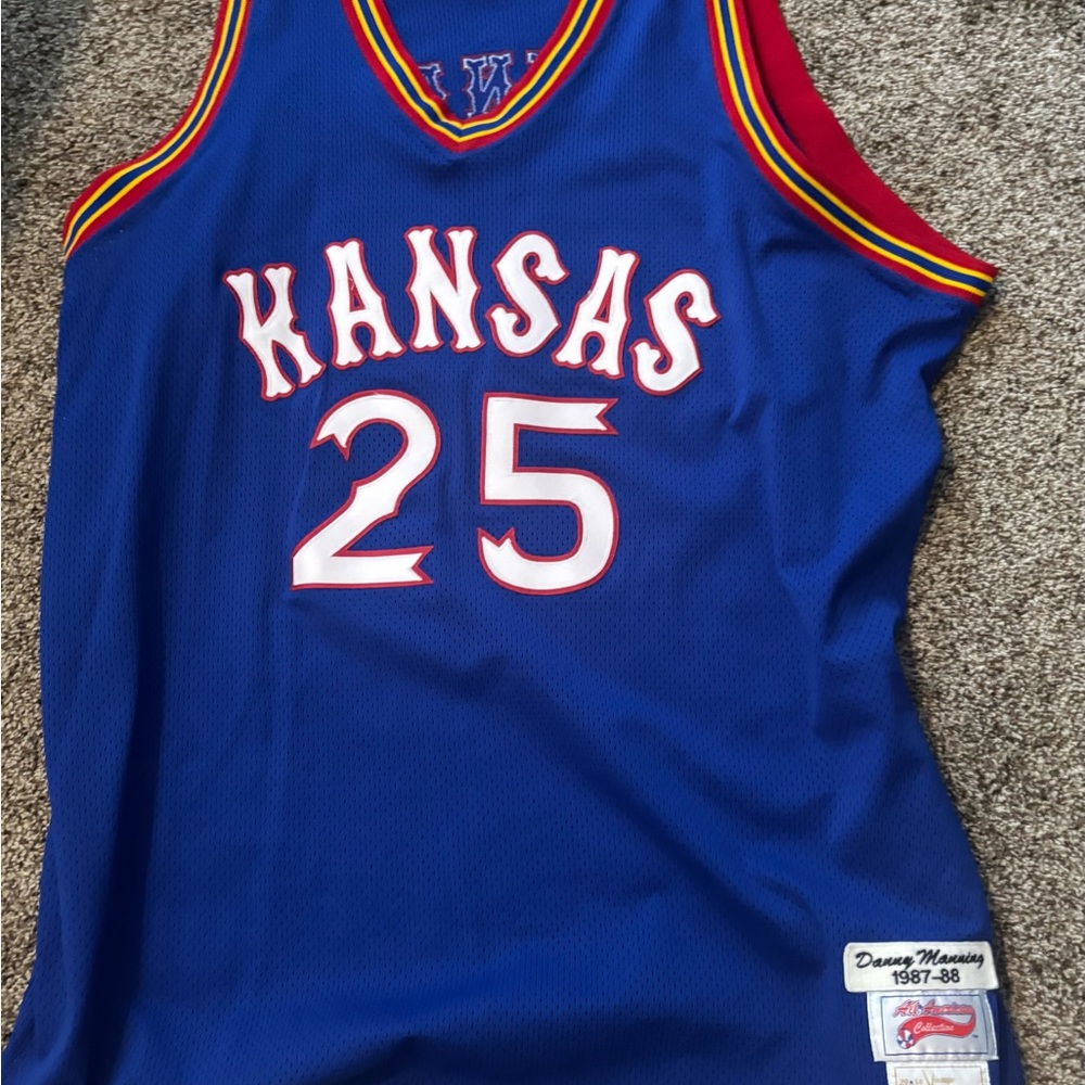 Kansas Blue Basketball Jersey
